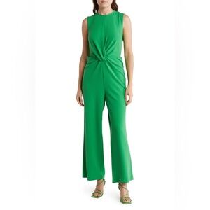 Green Sleeveless Jumpsuit